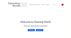 Desktop Screenshot of cleaningworld.co.za